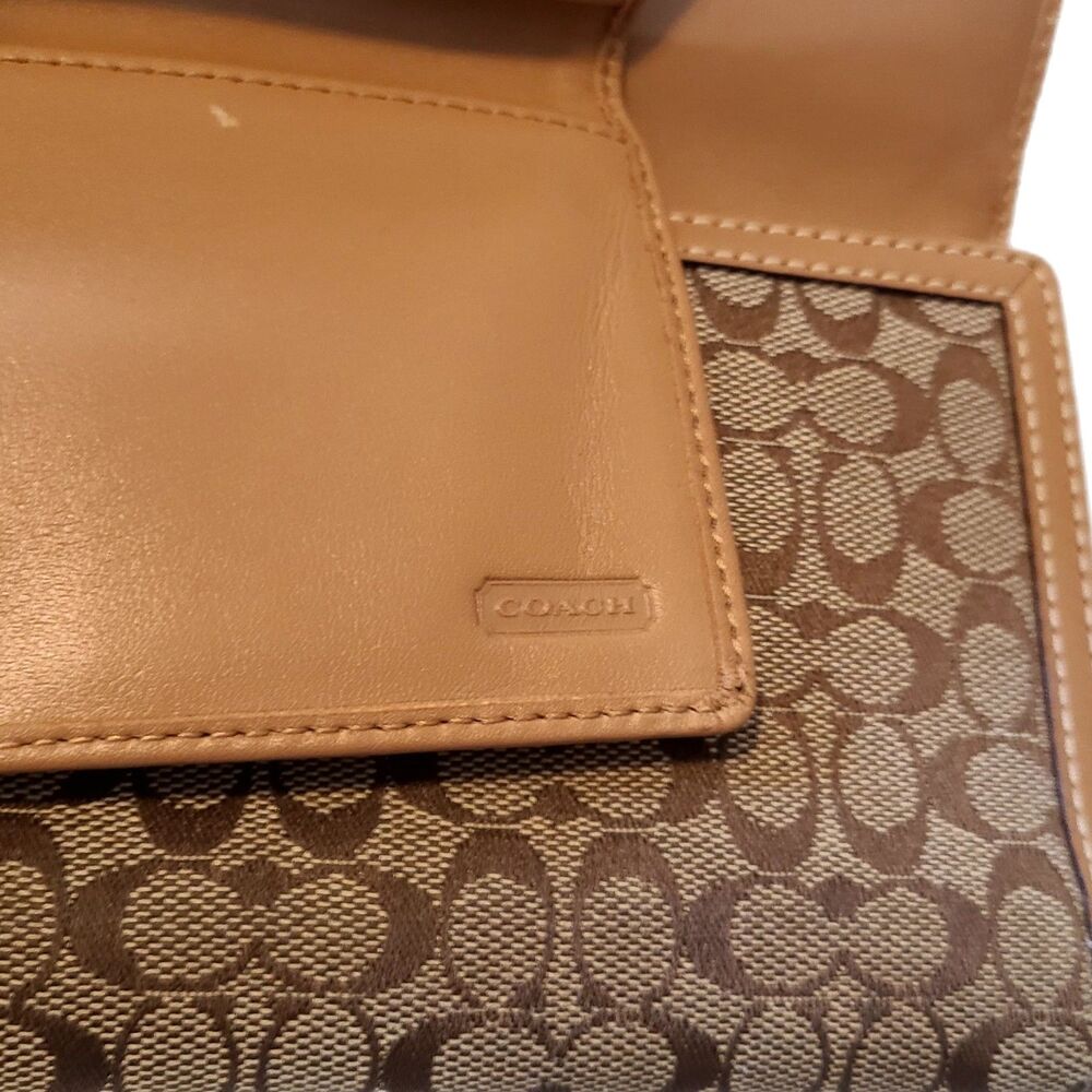 Coach - Set Of Two Signature Monogram Canvas & Le… - image 8